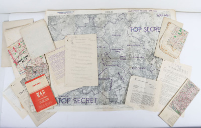 Historically Important Operation Overlord D-Day Invasion Plans, Maps, Documents and Intelligence Reports of Huge Historical Significance. SAS & US Airborne Divisions Interest - 2