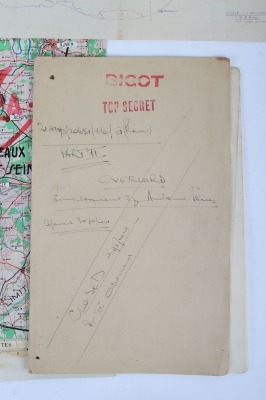 Historically Important Operation Overlord D-Day Invasion Plans, Maps, Documents and Intelligence Reports of Huge Historical Significance. SAS & US Airborne Divisions Interest - 8