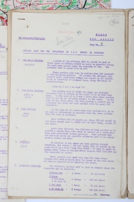 Historically Important Operation Overlord D-Day Invasion Plans, Maps, Documents and Intelligence Reports of Huge Historical Significance. SAS & US Airborne Divisions Interest - 9
