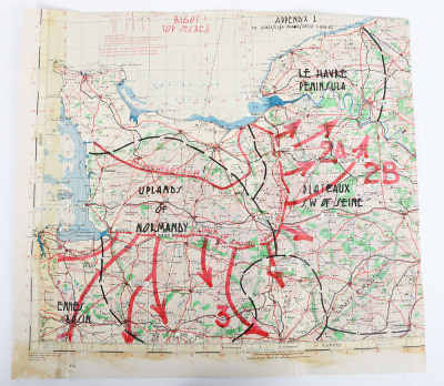 Historically Important Operation Overlord D-Day Invasion Plans, Maps, Documents and Intelligence Reports of Huge Historical Significance. SAS & US Airborne Divisions Interest - 21