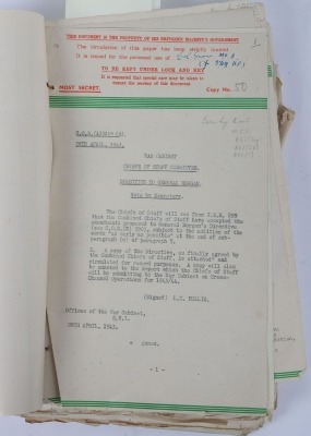 Historically Important Operation Overlord D-Day Invasion Plans, Maps, Documents and Intelligence Reports of Huge Historical Significance. SAS & US Airborne Divisions Interest - 24