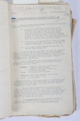 Historically Important Operation Overlord D-Day Invasion Plans, Maps, Documents and Intelligence Reports of Huge Historical Significance. SAS & US Airborne Divisions Interest - 26