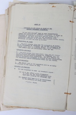 Historically Important Operation Overlord D-Day Invasion Plans, Maps, Documents and Intelligence Reports of Huge Historical Significance. SAS & US Airborne Divisions Interest - 30