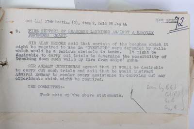 Historically Important Operation Overlord D-Day Invasion Plans, Maps, Documents and Intelligence Reports of Huge Historical Significance. SAS & US Airborne Divisions Interest - 31