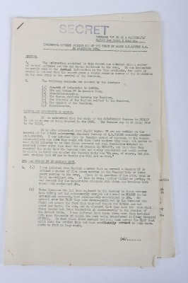 Historically Important Operation Overlord D-Day Invasion Plans, Maps, Documents and Intelligence Reports of Huge Historical Significance. SAS & US Airborne Divisions Interest - 36