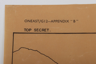 Operation &lsquo;Neptune&rsquo; Force &lsquo;G&rsquo; Orders, TOP SECRET D-Day Naval Orders and Overlay Maps, Gold Beach. Rare, Too Have Been Destroyed on Operation Completion. - 26