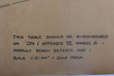 Operation &lsquo;Neptune&rsquo; Force &lsquo;G&rsquo; Orders, TOP SECRET D-Day Naval Orders and Overlay Maps, Gold Beach. Rare, Too Have Been Destroyed on Operation Completion. - 30