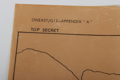 Operation &lsquo;Neptune&rsquo; Force &lsquo;G&rsquo; Orders, TOP SECRET D-Day Naval Orders and Overlay Maps, Gold Beach. Rare, Too Have Been Destroyed on Operation Completion. - 39