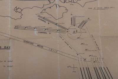 Operation &lsquo;Neptune&rsquo; Force &lsquo;G&rsquo; Orders, TOP SECRET D-Day Naval Orders and Overlay Maps, Gold Beach. Rare, Too Have Been Destroyed on Operation Completion. - 41