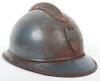 Rare WW1 American Ambulance Field Service Adrian Pattern Steel Helmet - 4