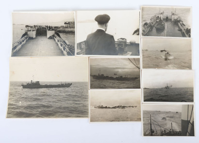 Private Photographs Taken On D-Day, Operation Overlord. Royal Naval Ships, Landing Craft LCT&rsquo;s & LCI&rsquo;s, Gold Beach,
