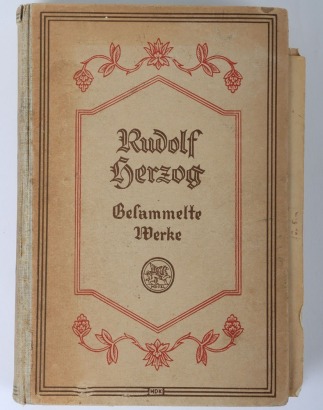 German Book Picked Up by an Officer of the Royal Artillery on D-Day