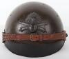 Rare French Model 36 Anti-Aircraft Troops Steel Helmet - 8