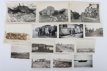 Grouping of Private Photographs Taken in Cherbourg and Le Harve by USN Seabees