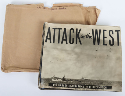 &lsquo;Attack in the West&rsquo; British Military of Information Press Photograph Collection for the Invasion of Occupied Europe &lsquo;D-DAY&rsquo;
