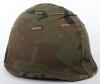 Falklands War Argentine Marines Steel Combat Helmet with Camouflage Cover