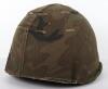 Falklands War Argentine Marines Steel Combat Helmet with Camouflage Cover - 2