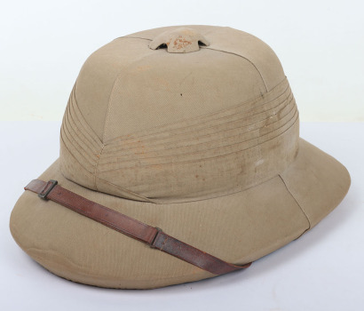 WW2 Period Tropical Bombay Bowler Type Foreign Service Helmet