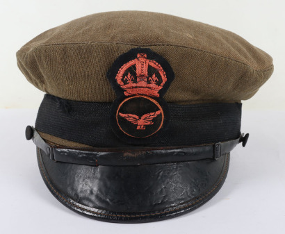 WW1 British 1918 Pattern RAF Other Ranks Peaked Cap