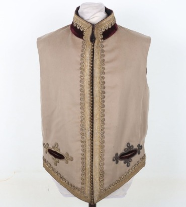 Central India Horse Indian Army Cavalry Officers Mess Dress Vest,