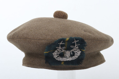 * WW2 Gordon Highlanders Officers Tam O&rsquo;Shanter Headdress