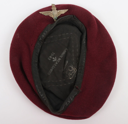 WW2 British Airborne Forces 1943 Dated Beret