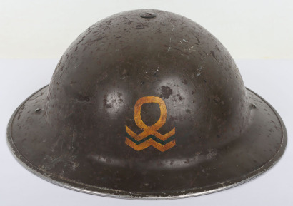 WW2 Royal Naval Volunteer Reserve Officers Steel Helmet