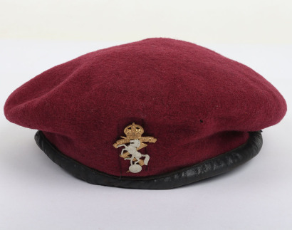 1945 Dated British Airborne Forces Beret Worn in Post War Years