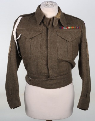 WW2 Royal Artillery Battle Dress Blouse Canadian Made, Anti-Aircraft Command