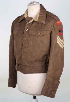 East Yorkshire Regiment 40 Pattern Austerity Battle Dress Blouse, 12th Army
