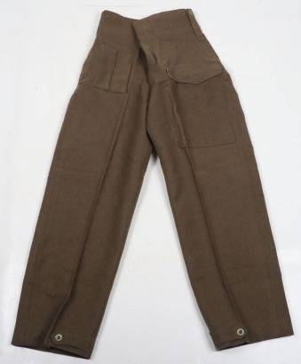 WW2 Battle Dress Trousers of Australian Manufacture, 1943 Dated