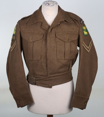 1946 Pattern Battle Dress Blouse of the Royal Signals of the Singapore District