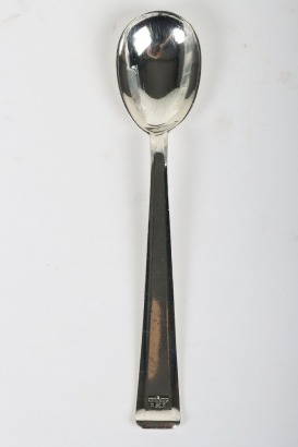 Scarce Third Reich Deutsche Reichsbahn Silver Sugar / Honey Spoon from Joseph Goebbel&rsquo;s Personal Wagon 207