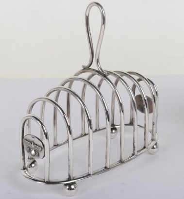 Third Reich Deutsche Reichsbahn Toast Rack by Bruckmann for Hermann Goring&rsquo;s Primary Dining Wagon / Carriage 241