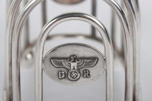Third Reich Deutsche Reichsbahn Toast Rack by Bruckmann for Hermann ...