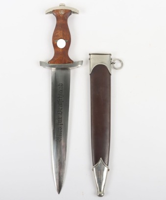 Third Reich SA (Sturmabteilung) Dress Dagger by Rare Maker Gottfried Muller, Herges-Vogtei