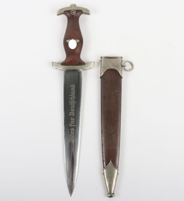 Third Reich Erased Rohm Inscription SA (Sturmabteilung) Dress Dagger by Anton Wingen Jr, Solingen