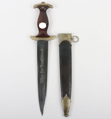 Third Reich NSKK (Nationalsozialistisches Kraftfahrkorps) Dress Dagger by Rare Maker Henkel & Muller (Macero), Solingen-O