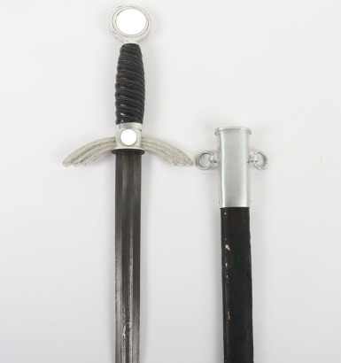 WW2 German Luftwaffe Officers Sword with Deluxe Damascus Blade