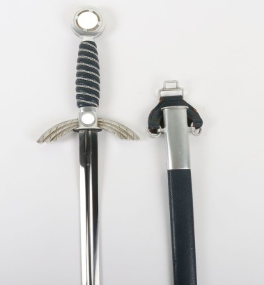 WW2 German Luftwaffe Officers Sword by SMF, Solingen