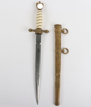 WW2 German Kriegsmarine Officers Dagger by Carl Eickhorn, Solingen