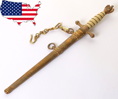 WW2 German Kriegsmarine Officers Dress Dagger by Carl Eickhorn, Solingen