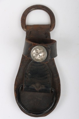 Third Reich Leather Hanger Possibly for Police Clamshell Bayonet