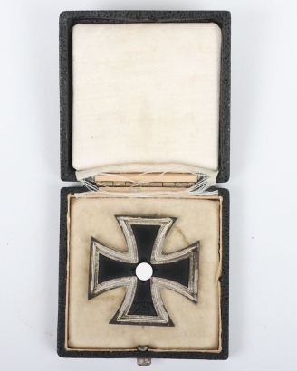 1939 Iron Cross 1st Class by Wachtler & Lange, Mittweida with Original Case of Issue