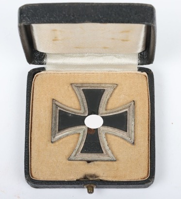 1939 Iron Cross 1st Class by Klein & Quenzer, Oberstein with Original Case of Issue