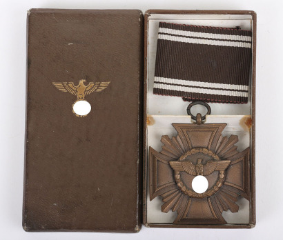 Third Reich NSDAP 10 Year Service Medal in Original Case of Issue