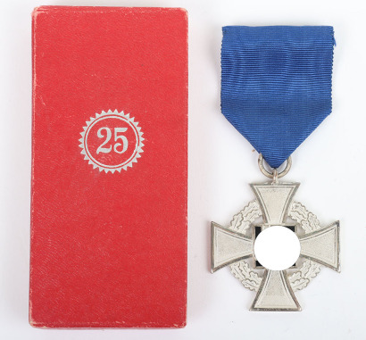 Third Reich 25 Year Faithful Service Cross by Rudolf Souval, Vienna