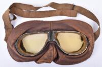 British WW1 Royal Flying Corps / Royal Air Force Mk II Flying Goggles