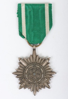 German Ostvolk / Eastern Peoples Medal 2nd Class in Silver with Swords