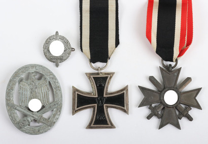 WW2 German Army / Waffen-SS General Assault Badge by F&uuml;ncke & Br&uuml;ninghaus